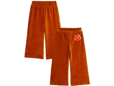 Mini Rodini brown cats corduroy velour bukser